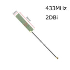 1pcs 433MHz Internal Antenna Lora Singal Amplifier Built-in Spring FPC PCB Patch Antenna 8dbi Booster for Wireless Data Module
