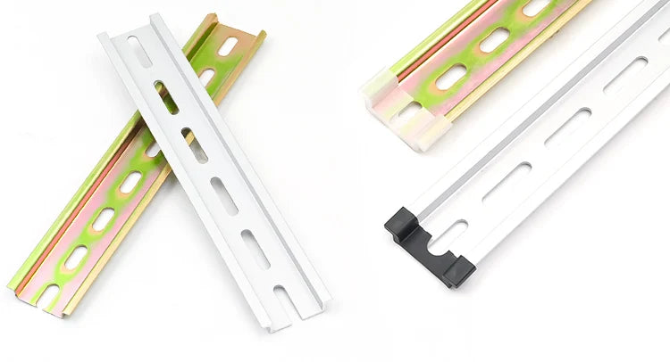 Din Rail Socket Terminal Blocks 35mm X 7.5mm Premium Aluminium NS35 C45/DZ47 Circuit Breakers Industrial Electrical Connectors
