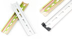 Din Rail Socket Terminal Blocks 35mm X 7.5mm Premium Aluminium NS35 C45/DZ47 Circuit Breakers Industrial Electrical Connectors
