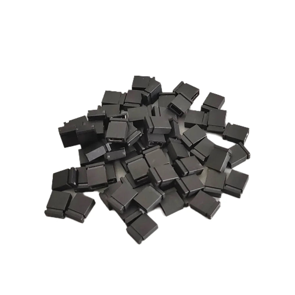 60pcs/lot Closed Short Circuit Cap 2.54mm Jumper Cap Pin Block Connector for 2.54mm Header