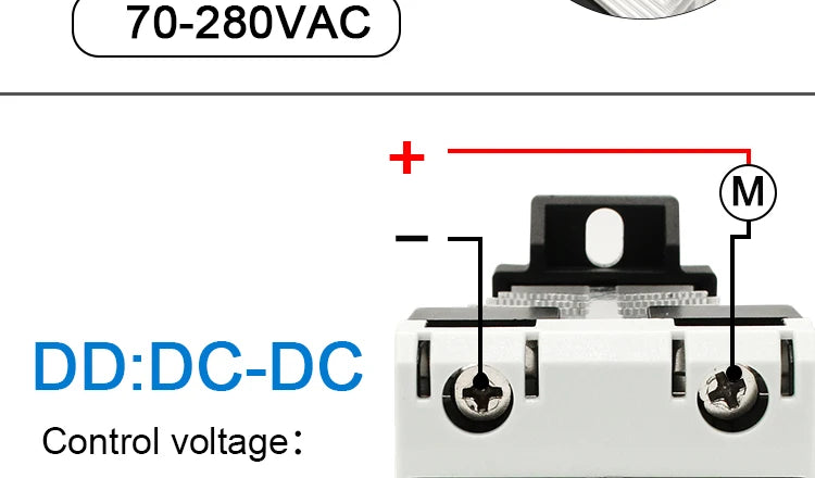 LCTC Solid State Relay Radiator Heat Sink SSR Single Phase DIN Rail 10A 25A 40A 60A 80A 100A 120A DC-AC AC-AA DD Zero Crossing