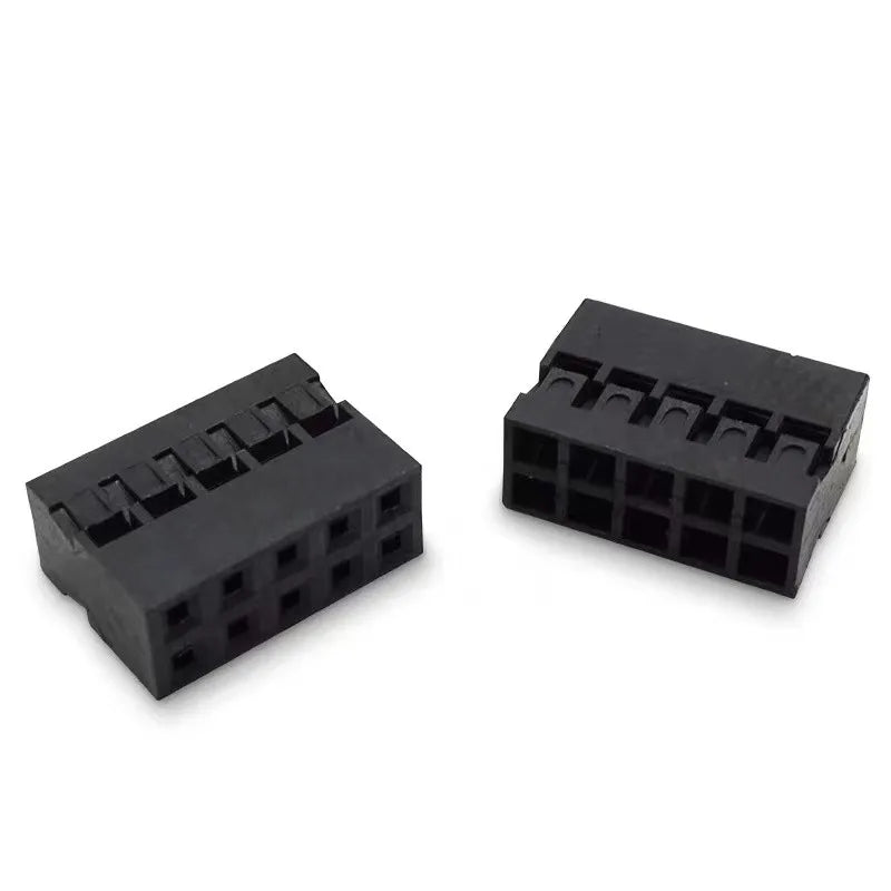 20/50pcs 2.0mm Pitch Double Row Dupont Connector Housing, 2x2P-2x8P Plastic Shell Wire to Board Header