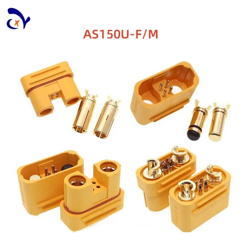 1PCS AS150U、AS150UPW(2+4)、AS150UPB Connector Amass Male Female Male High Current Model Airplane Plug