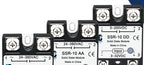 LCTC 10Pcs SSR 10A25A40A50A60a80A100a Solid State Relay DC to AC AC to AC DC to DC Single-phase Relay Zero-crossing Type