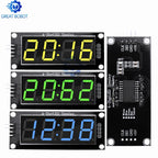 TM1637 LED Display Module 4 Digit Time Indicator Tube 7 Segment Digital Indicator Tube 0.56 Inch Digital LED Module