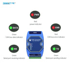 CAN to RS485/RS232/RS422 CAN to Serial Protocol Converter ECAN-401S Build in Watchdog DC 8～28V Wide Baud Rate Range CDSENT