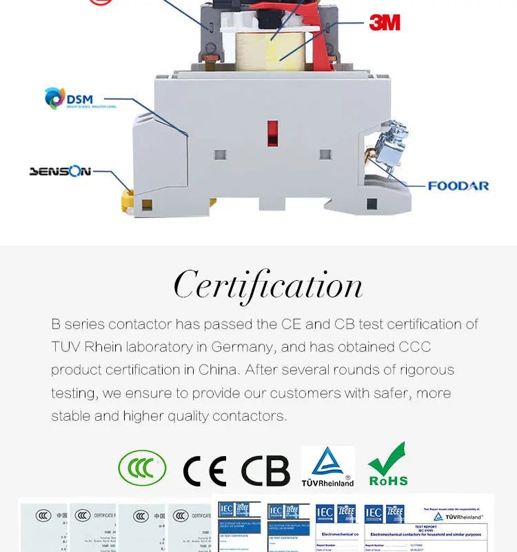 Contactor 220V Contactore Bobina Rele 230V 24V Y Nc Din Rail Household Modular 2No 2Nc 1No 240V 2P 110V Vac Silence Relai