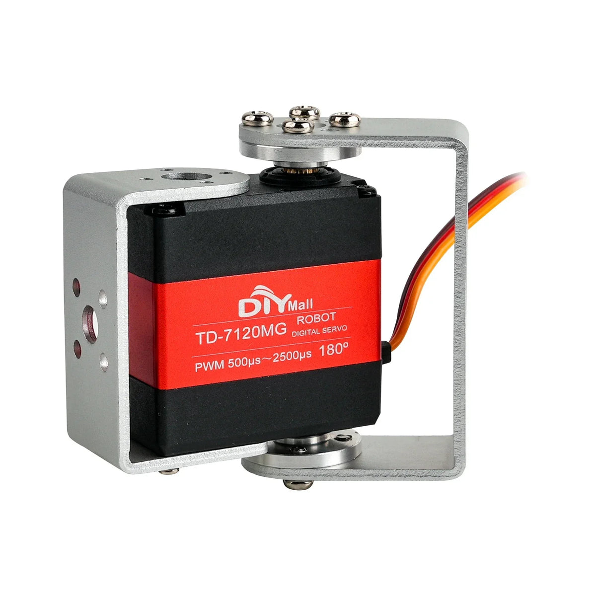 TD-7120MG 20KG Dual-Axis Metal Digital Servo RC 180/270 Angle Controllable Steel Gear Carbon Brush Motor Servos For RC Car Robot