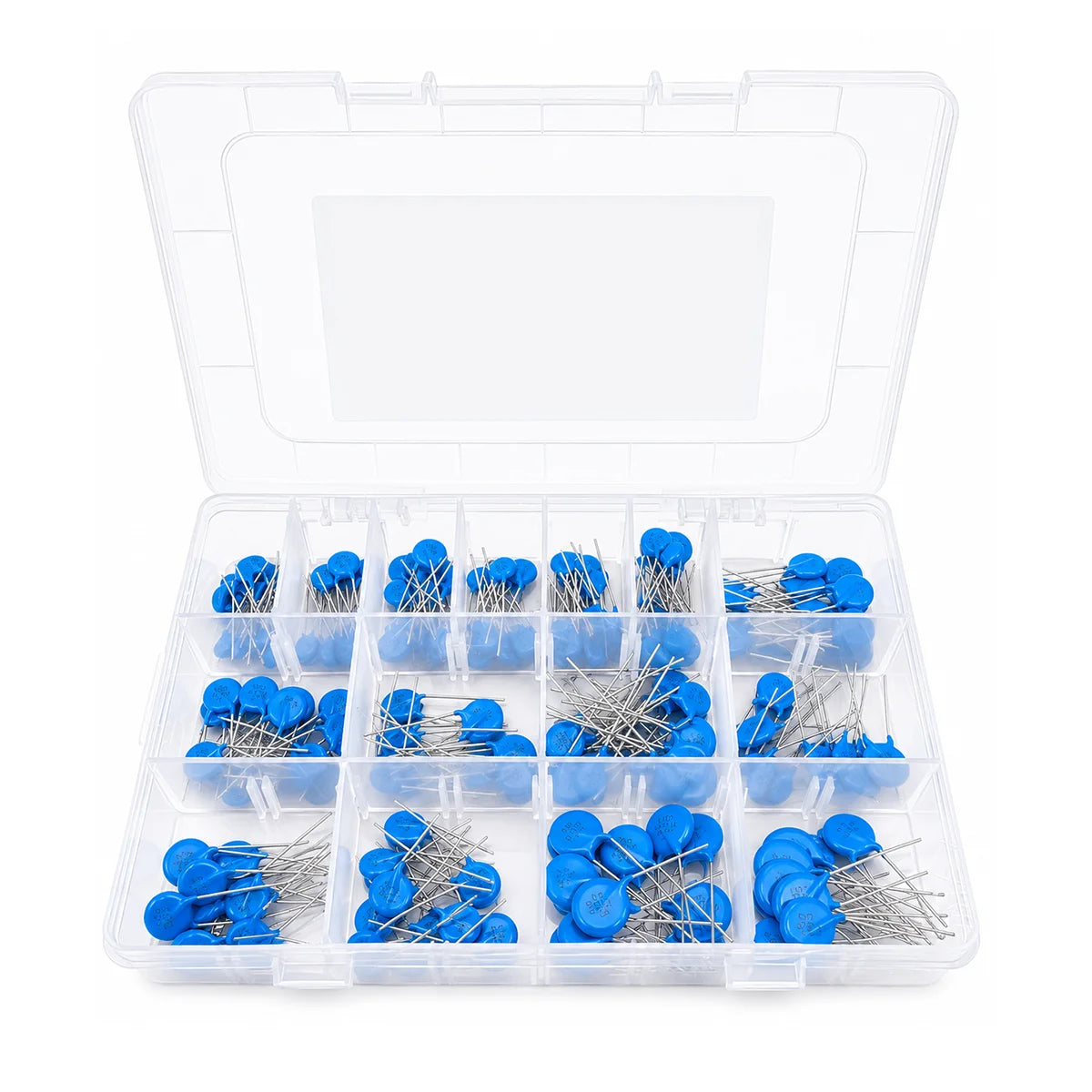 150PCS Varistor Assortment Kit 15 Values MOV Voltage Dependent Resistor 5D 7D 10D 14D Sample Box