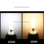 1pcs/lot Lowest Price G4 LED Bulb Lamp SMD COB AC DC 12V 220V 3W 7W 10W 12W Dimmable 12v Led G9 360 Degree Crystal Light