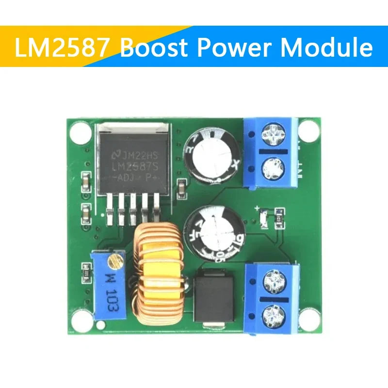 LM2587 DC-DC 3.5V-30V To 4V-30V Step Up Power Supply Module Adjustable 5A Boost Converter Voltage Regulator Board 5V