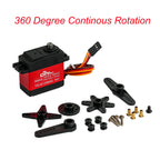 TD-8135MG Digital Servo Motor 35KG 180/270/360 Degree Waterproof Large Torque Angle Controllable 25T Metal Arm RC Cars Aircraft