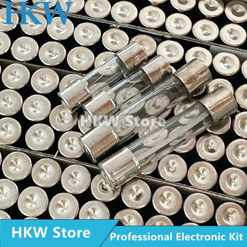 10/20pcs Glass Tube Fuse Slow Blow Fast Blow 5*20mm 6*30mm 0.1A~30A 0.2A 0.5A 1A 2A 3.15A 5A 6.3A 10A 15A 20A 25A 250V Fusibles