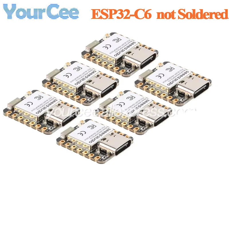 10pcs/1pc ESP32 Seeed Studio XIAO ESP32C6 ESP32C3 ESP32C5 WiFi 6+Bluetooth-compatible Ble 5 Zigbee Matter Wifi Development Board