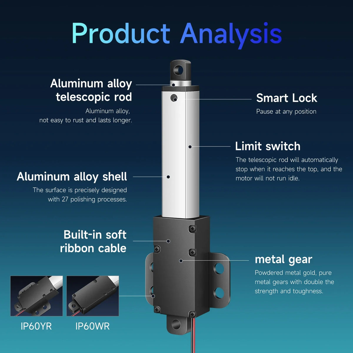 Mini Electric Linear Actuator 6V 12V 24V 150N-20N Push Rod with Rocker Switch & Bracket for Robot Cabinet Shutter Cosplay
