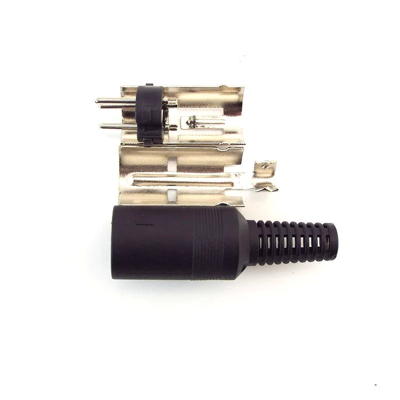 Soldering Cables Mini or DIN 3/4/5/6/7/8 Pin Male Connector S-Video Terminal Circular Plug Plastic Handle Adapter u