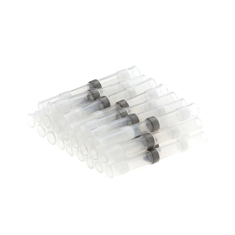 100-1000pcs Heat Shrink Solder Seal Wire Connectors Kit Waterproof Butt Electrical Terminals Insulated Shrinkage Sleeve Splice