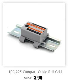 Wire Connector Electrical Terminal Blocks Splitter Led Push in Quick Connectors Conductor Cable  Junction Box 0.5-6mm²