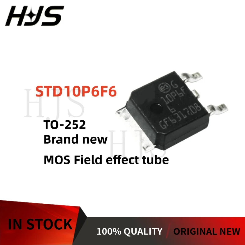 10~30PCS STD10P6F6 D10P6F6 10P6F6 10P6F TO-252 P-Channel Power MOSFET Field effect transistor