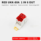 Distribution Box One In Several Out Power Wire Universal Electric Connector Junction Din Rail Terminal Block UKK 80A160A250A400A