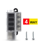 4/8 Way Car Fuse Accessory 12V 24V Car Truck Circuit Medium Insert Fuse Box Circuit Breaker Blade Fuses Circuit Standard ATO ATC