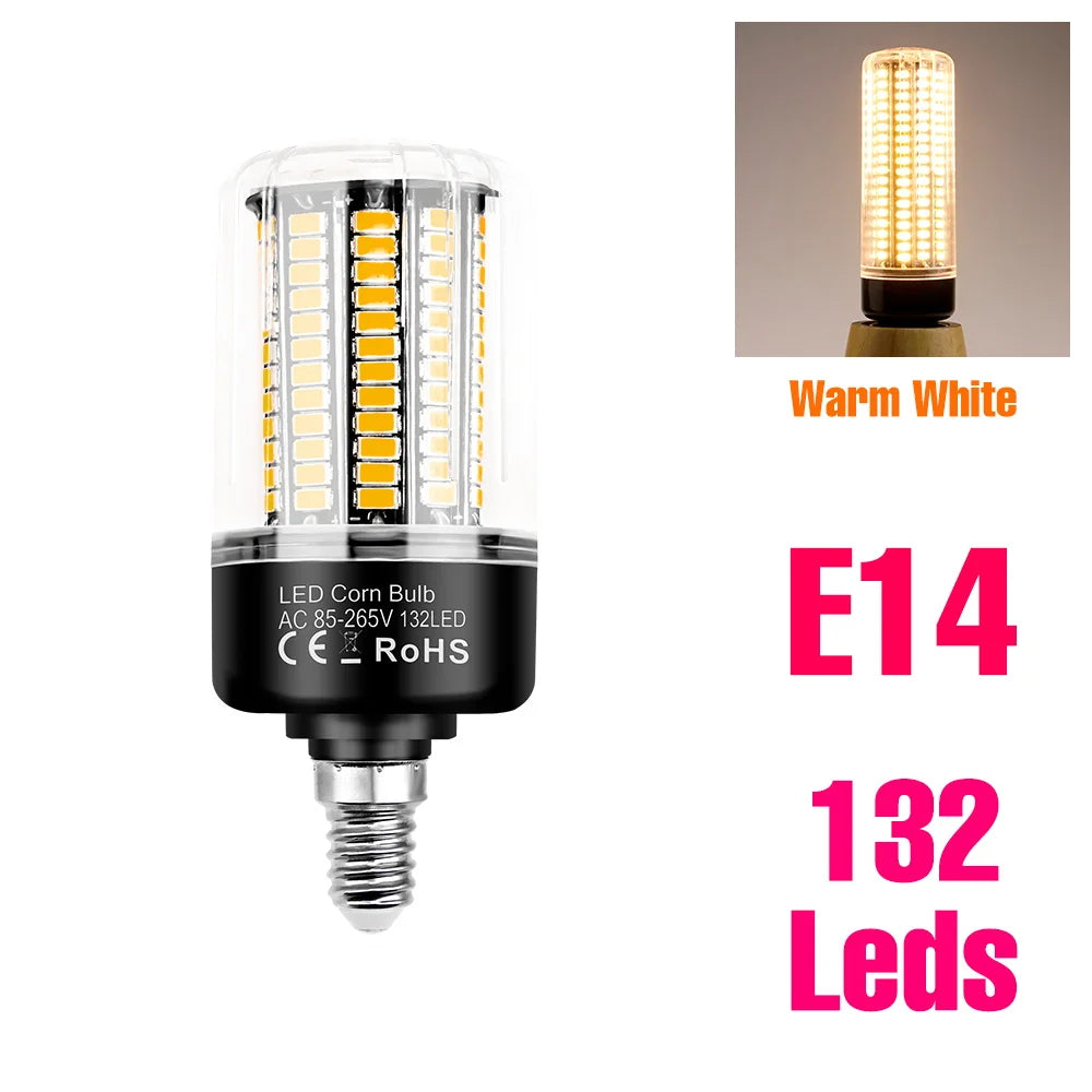 30W LED Indoor Corn Bulb E27/E26 Ceiling Lamp Bulbs E14 Spotlight B22 Living Room Bedroom Kitchen Washroom 220V Home Lighting