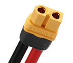 XT60H Female Male to Single Ended Battery Connector Adapter 12AWG Silicone Cable Converter Battery Custom Cable Assembly XT60