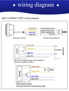 XKC-LD500B Human Existance Motion Sensor 5.8GHz Microwave Radar Action Movements Detect Human Body Presence Sensor