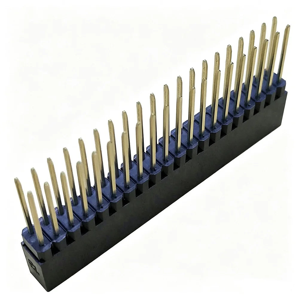 10pcs PC104 2.54mm 2X5P/10P/13P/16P/20P/25P/32P/40P Android Female Dual Row Straight PH11mm Pin 12mm Industrial Header Socket