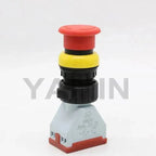 Push Button Switch Explosion-proof Control Latching Lock Rotating Mushroom Head 1NO 1NC Silver Contact