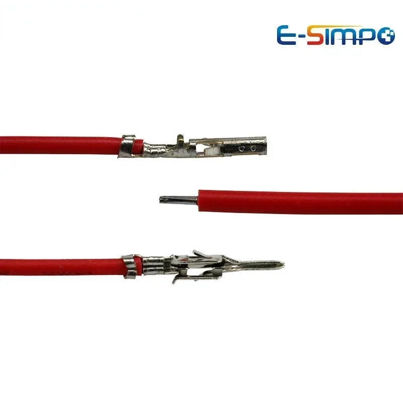 100PCS Mx3.0mm Small 5557/5559 43020 43025 Male Female Dock Terminal Crimp Wire 20cm 20AWG Single Head Electronic Cable Harness