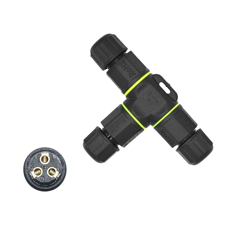 IP68 M20 2/3/4/5-Pin Screw Terminal Waterproof Electrical Connector - Marine Equipment & Outdoor Junction Box Wiring