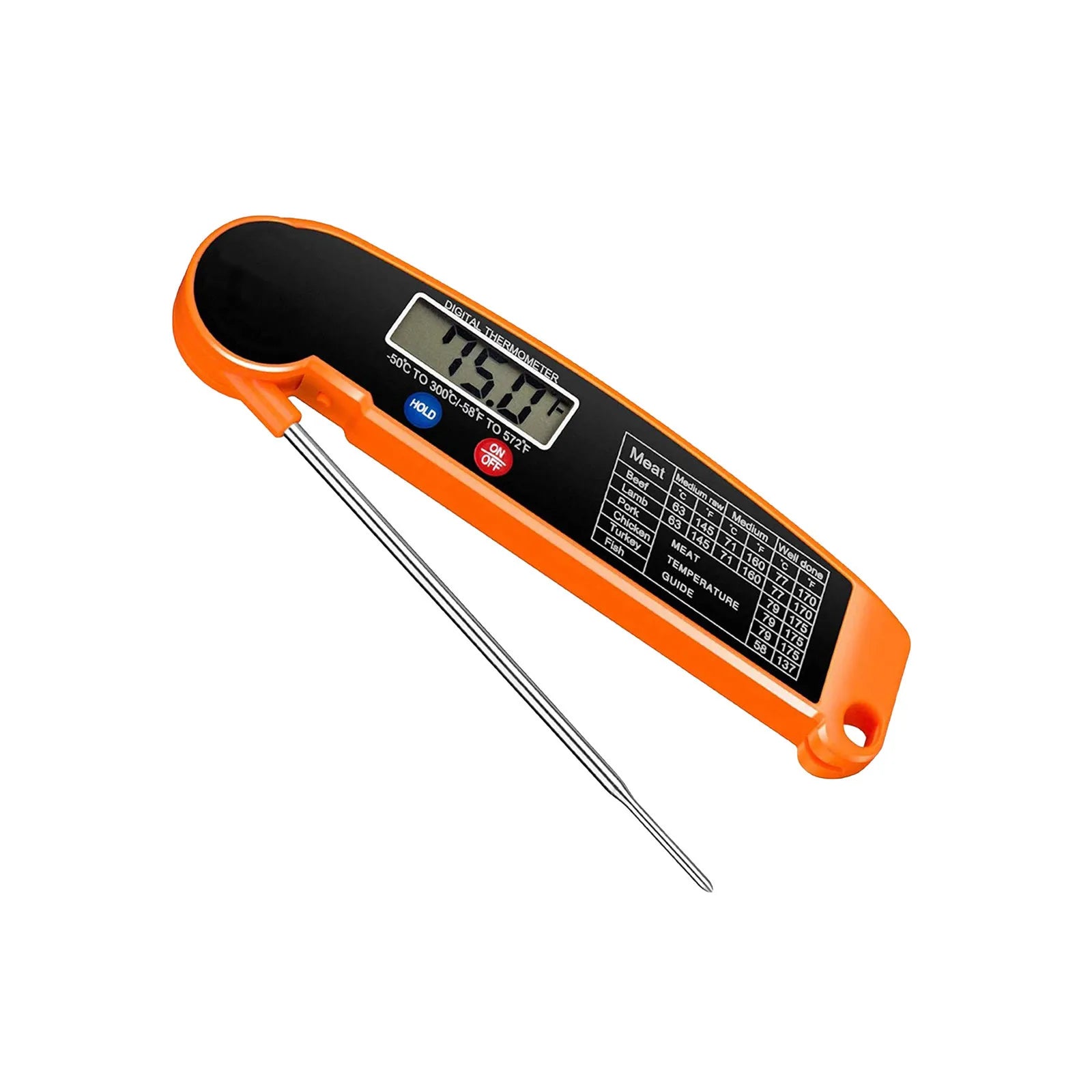 Digital Kitchen Meat Thermometer For Food Water Milk Foldable Cooking Food Probe BBQ Thermometer Oven Thermometer Kitchen Tools