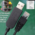FTDI Chip USB to RS485 Serial Adapter Cable for Deye SunSynk Sol-Ark Inverters RJ45 PC Real Time Monitor Config Program Cable
