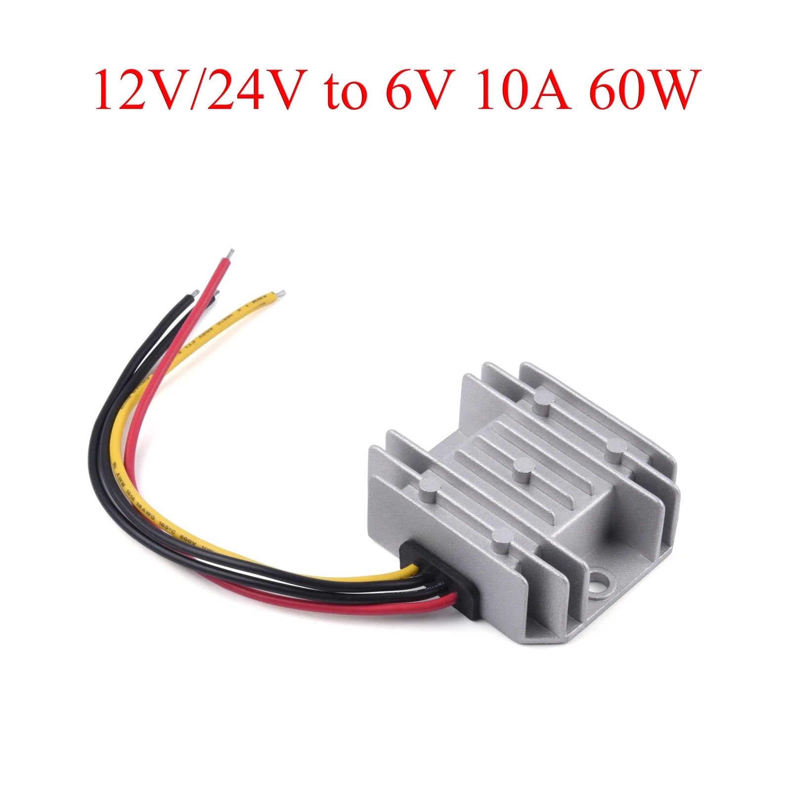 12V/24V to 6V DC Power Converter 5A 10A Automotive Buck Regulator Buck Power Module Waterproof Dustproof High Efficiency CE