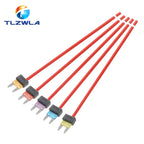 12V 3A 5A 10A 15A 20A Car Fuse Holder Add-a-circuit TAP Adapter Mini ATM APM Blade MINI Simple Safety Device