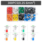 Tube Terminal Boxed Cable Connector Wire Ferrule Terminal Kit - Parallel Wiring Function for Wire Ends