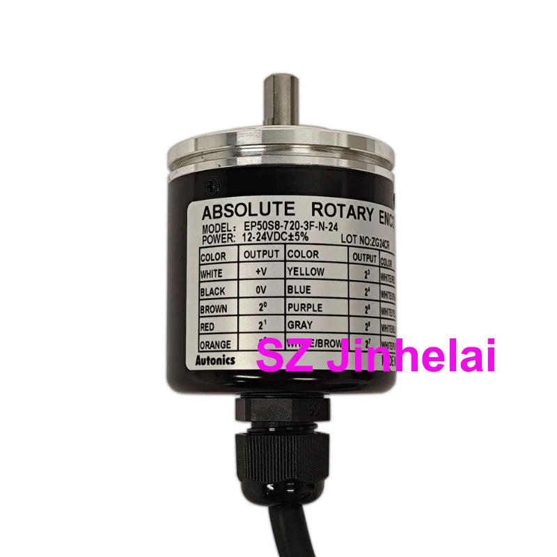 Autonics Authentic Original ABSOLUTE ROTARY ENCODER Industrial Encoder EP50S8-360 256 720 1024-3F-N-24  P-24 2F-N-24