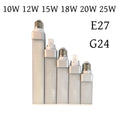 led Lamp G24 E27 LP led lamp bulb 10W 12W 15W 18W 20W 25W LED Corn Bulb Lamp Light SMD 5730 AC85-265V Tube lamp
