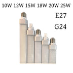 led Lamp G24 E27 LP led lamp bulb 10W 12W 15W 18W 20W 25W LED Corn Bulb Lamp Light SMD 5730 AC85-265V Tube lamp