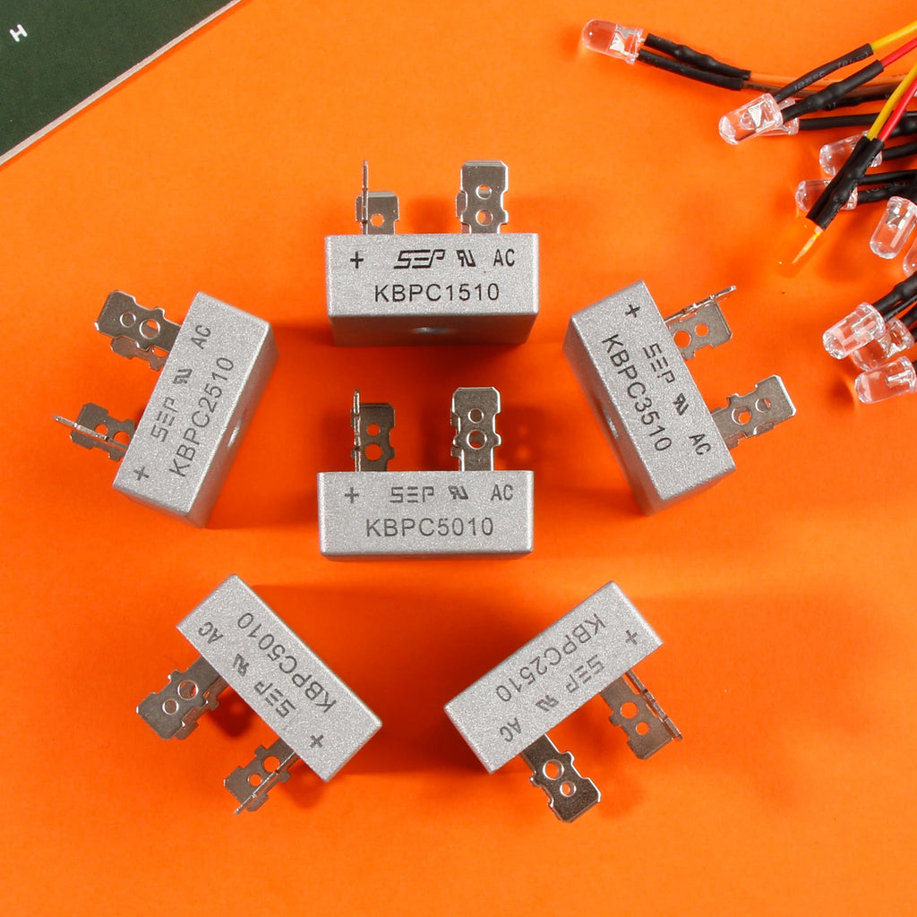 2pcs KBPC5010 Diode Bridge Rectifier KBPC1510 KBPC2510 KBPC3510 50A 1000v Single Phase Electronic Components