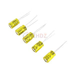 10PCS Audio Frequency Nonpolarity NP Electrolytic Capacitor 100V 1uF 1.5uF 2.2uF 3.3uF 4.7uF 5.6uF 6.8uF 10uF 22uF 33uF 47uF