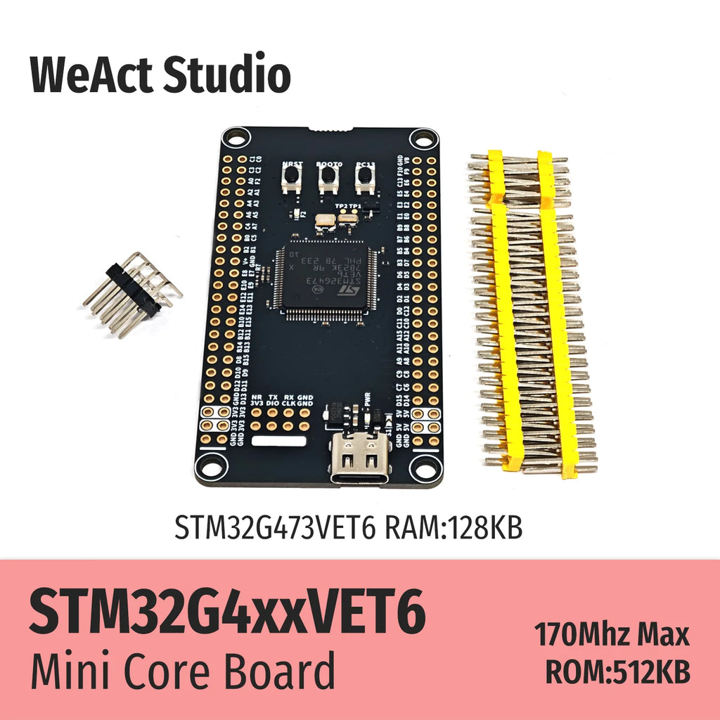 WeAct STM32G473VET6 STM32 STM32G491VET6 STM32G473 G491 Mini Core Board 170MHz 112KB/128KB RAM 512KB ROM MCU Development Board
