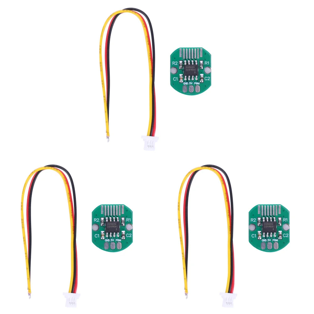 AS5600 Magnetic Induction Angle Measurement Sensor Module PWM I2C Interface Magnetic Rotary Encoder for Brushless Gimbal Motor