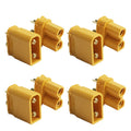 XT30 / XT30U Connector (Yellow, Black) – Reliable Battery Connector | Spark Proof, Easy Install | Ideal for Upgrading RC Airsoft