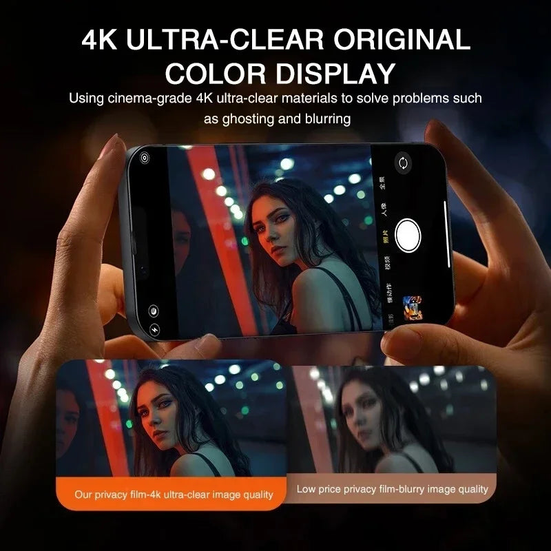 4PCS Privacy Screen Protectors for IPhone 14 15 Pro Max 7 8 16 Plus Anti-spy for IPhone 11 12 13 Pro MAX Mini XS XR X