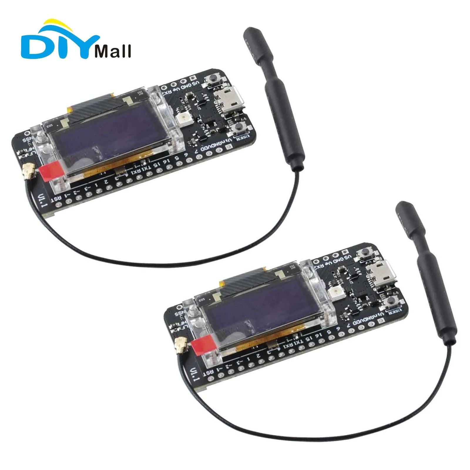 LoRaWAN 868/915MHz Development Kit with CP2102 USB to Serial Port, 0.96-inch OLED Display for Arduino Programming and Debugging