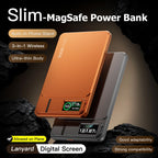 10000mAh Slim Power Bank for MagSafe,Magnetic Wireless 20W Fast Charging Portable External Battery For iPhone 12-17 Pro Samsung