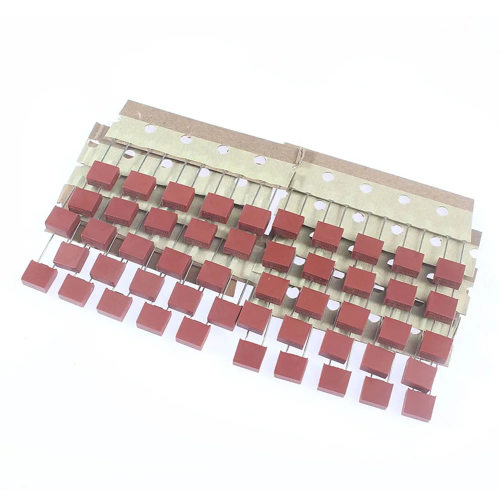 55PCS Square Fuse Components Kit 250V Fuse for Slow Blow Tube Fuse 0.5A 1A 2A 2.5A 3.15A 4A 5A 6.3A 8A 10A 15A