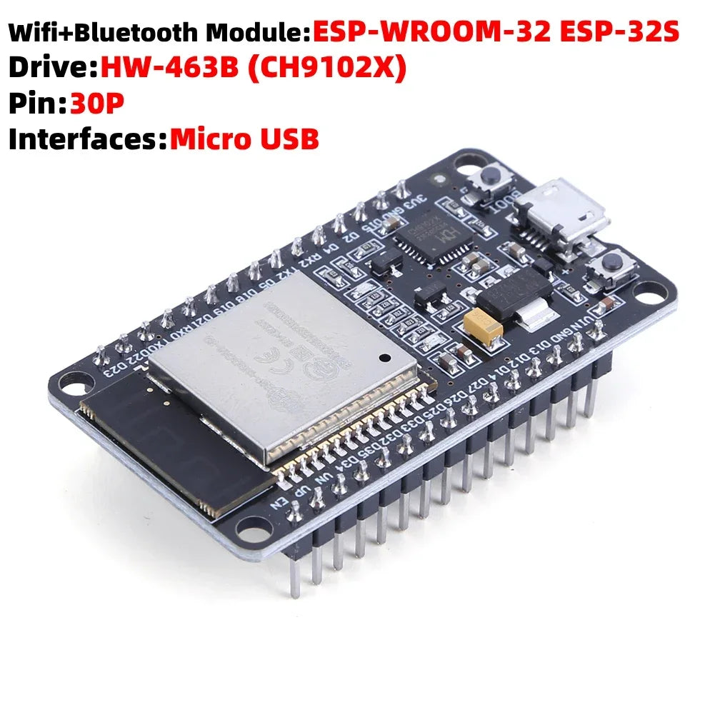 32S Expansion Board CP2102 NodeMCU-32S Lua 30pin/38Pin Module GPIO E32 WiFi Bluetooth Low Power Module